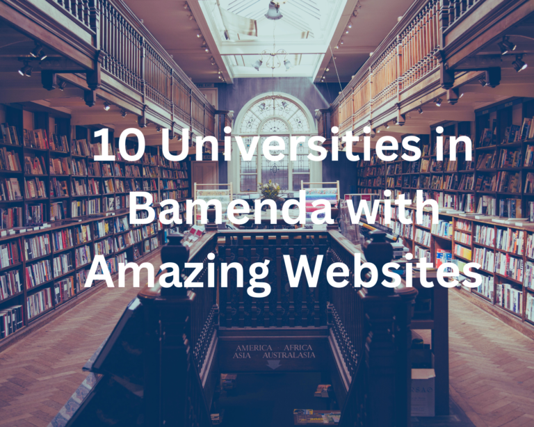 10 Universities in Bamenda with Amazing Websites